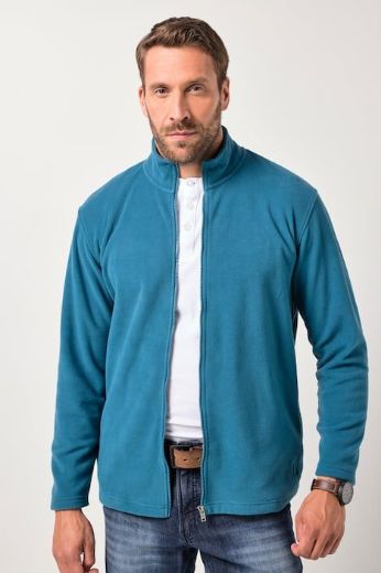 Plus size veliki brojevi Jakna od flisa povišenog ovratnika za punije