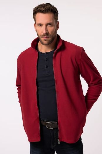 Plus size veliki brojevi Jakna od flisa povišenog ovratnika za punije