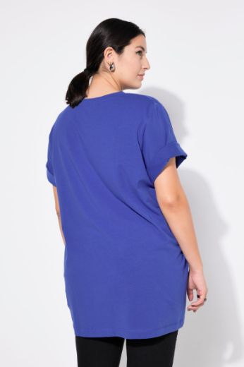 Plus size veliki brojevi Majica dugi model kratkih rukava za punije