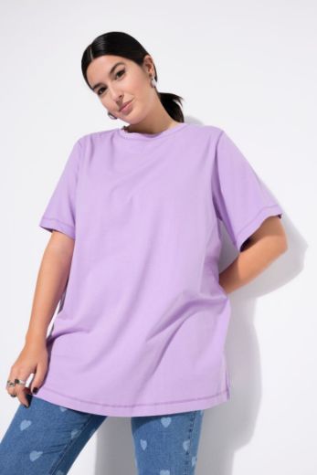 Plus size veliki brojevi Majica dugi model kratkih rukava za punije