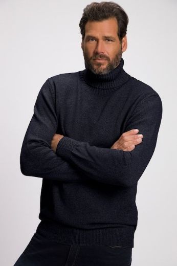 Plus size veliki brojevi Pulover pleteni dolčevita za punije