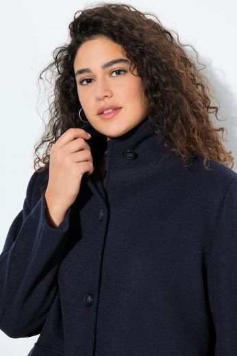 Plus size veliki brojevi Kaput vuneni za punije
