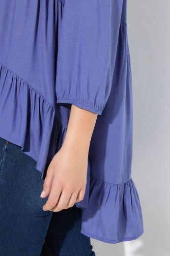 Plus size veliki brojevi Bluza 3/4 rukav na volane za punije