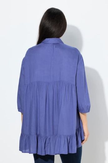 Plus size veliki brojevi Bluza 3/4 rukav na volane za punije