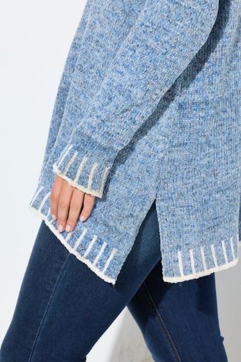 Plus size veliki brojevi Pulover dugih rukava za punije