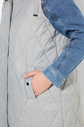 Plus size veliki brojevi Prsluk prošiveni dužeg kroja za punije
