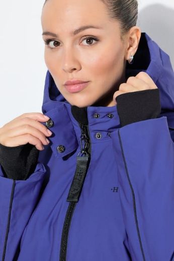 Plus size veliki brojevi Jakna funkcionalna s kapuljačom za punije