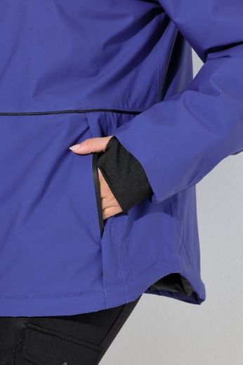 Plus size veliki brojevi Jakna funkcionalna s kapuljačom za punije