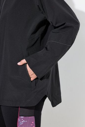 Plus size veliki brojevi Jakna vodootporna s kapuljačom za punije
