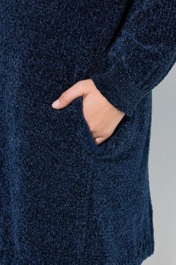 Plus size veliki brojevi Kardigan dugih rukava dužeg kroja za punije