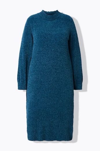 Plus size veliki brojevi Haljina midi dugih rukava za punije