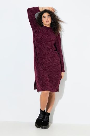 Plus size veliki brojevi Haljina midi dugih rukava za punije