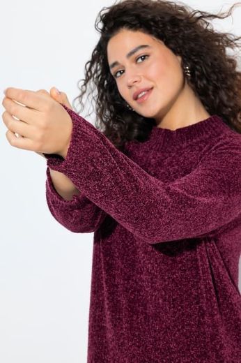 Plus size veliki brojevi Haljina midi dugih rukava za punije