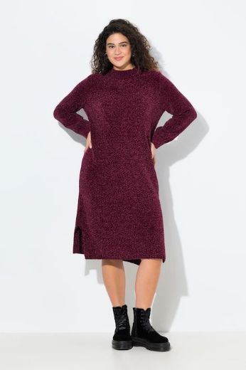 Plus size veliki brojevi Haljina midi dugih rukava za punije