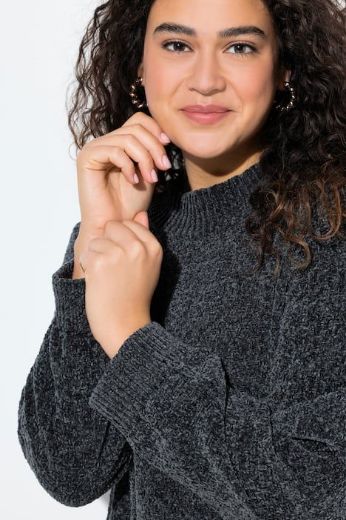 Plus size veliki brojevi Haljina midi dugih rukava za punije