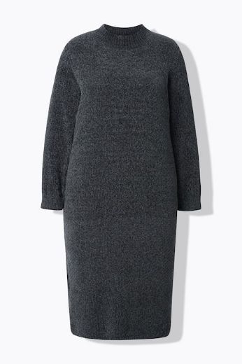 Plus size veliki brojevi Haljina midi dugih rukava za punije
