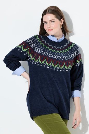 Plus size veliki brojevi Pulover dugih rukava za punije