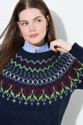 Plus size veliki brojevi Pulover dugih rukava za punije