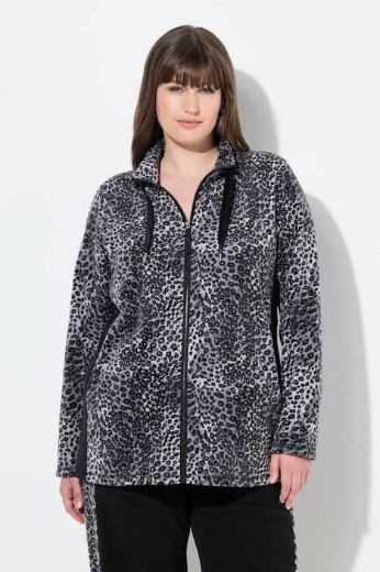 Plus size veliki brojevi Majica dugih rukava od flisa s patentnim zatvaračem za punije