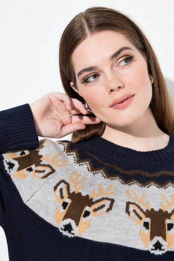 Plus size veliki brojevi Pulover dugih rukava za punije