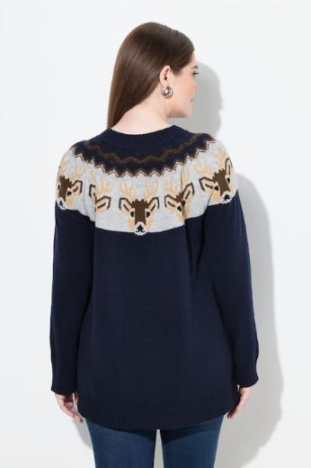 Plus size veliki brojevi Pulover dugih rukava za punije