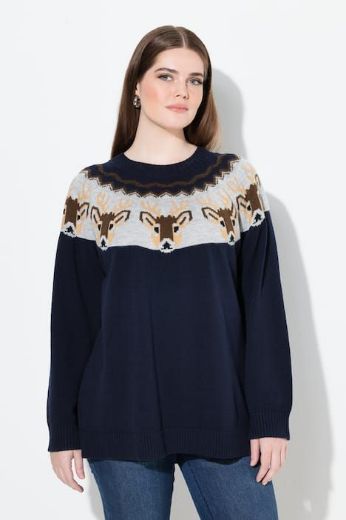 Plus size veliki brojevi Pulover dugih rukava za punije