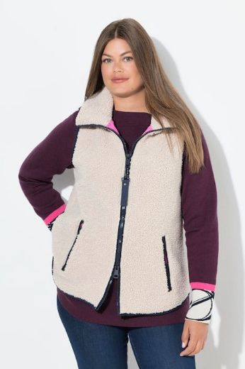 Plus size veliki brojevi Prsluk od flisa za punije