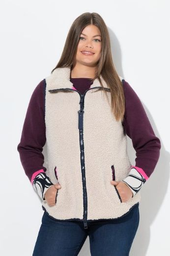 Plus size veliki brojevi Prsluk od flisa za punije