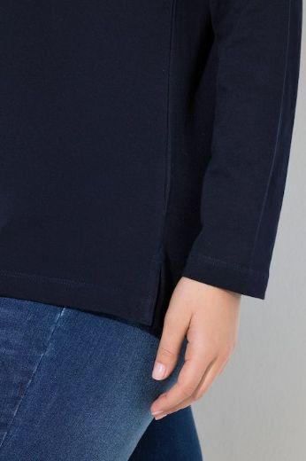 Plus size veliki brojevi Majica Polo dugih rukava za punije
