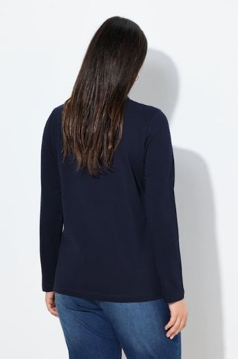 Plus size veliki brojevi Majica Polo dugih rukava za punije