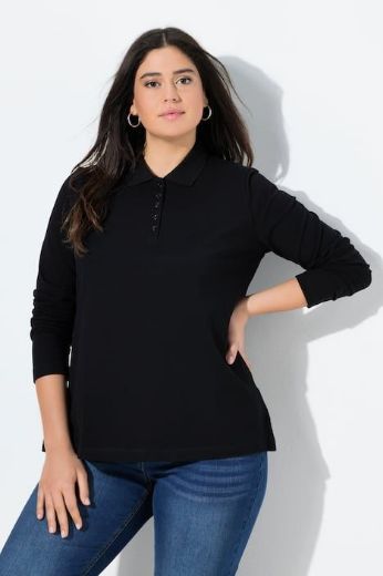 Plus size veliki brojevi Majica Polo dugih rukava za punije