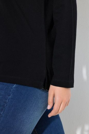 Plus size veliki brojevi Majica Polo dugih rukava za punije