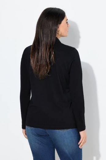 Plus size veliki brojevi Majica Polo dugih rukava za punije