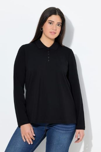 Plus size veliki brojevi Majica Polo dugih rukava za punije
