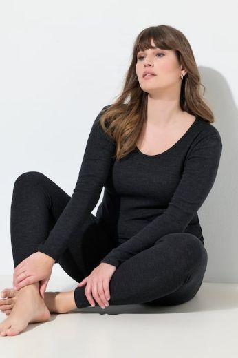 Plus size veliki brojevi Majica dugih rukava termo za punije