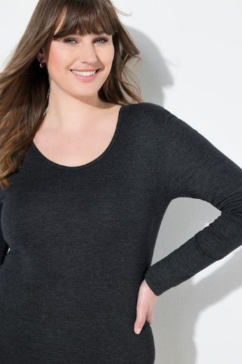 Plus size veliki brojevi Majica dugih rukava termo za punije