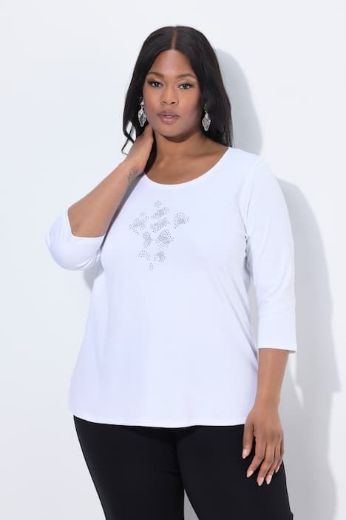 Plus size veliki brojevi Majica 3/4 rukava za punije