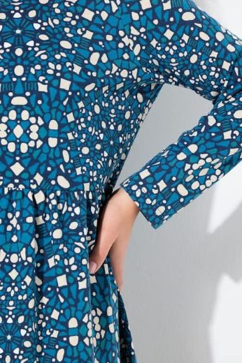 Plus size veliki brojevi Haljina dugih rukava A kroja za punije