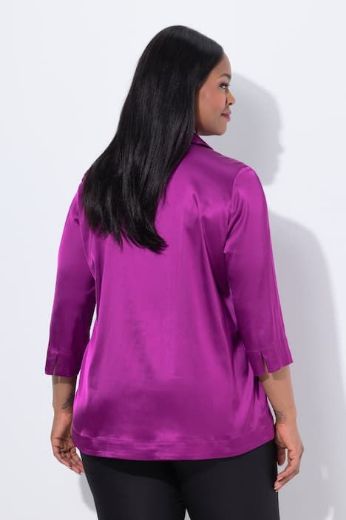 Plus size veliki brojevi Bluza elegantna 3/4 rukava za punije