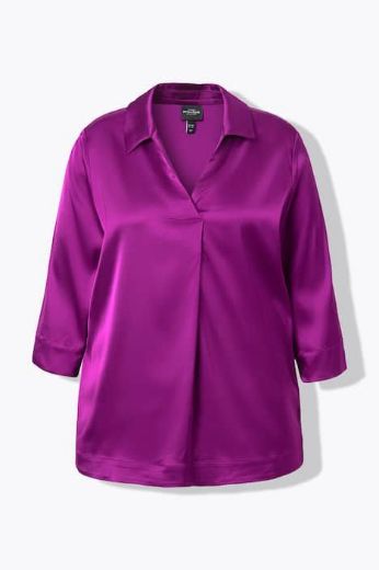 Plus size veliki brojevi Bluza elegantna 3/4 rukava za punije