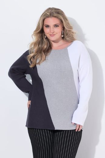 Plus size veliki brojevi Pulover dugih rukava za punije