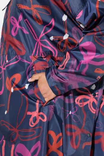 Plus size veliki brojevi Jakna dužeg kroja s kapuljačom za punije