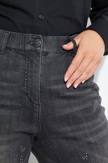 Plus size veliki brojevi Traperice širokih nogavica za punije