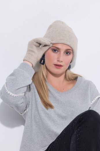 Plus size veliki brojevi Kapa vunena za punije