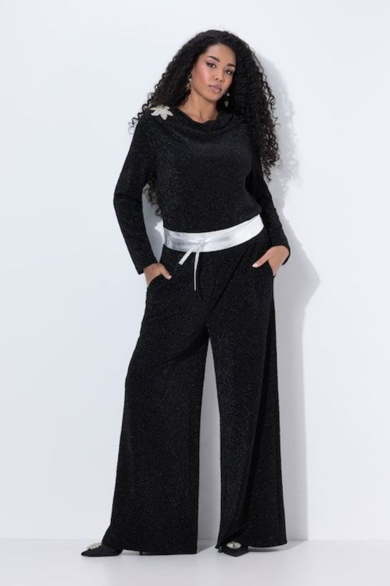 Plus size veliki brojevi Hlače elegantne  širokih nogavica za punije