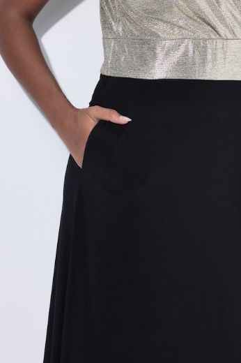 Plus size veliki brojevi Haljina elegantna maxi bez rukava V ovratnika za punije