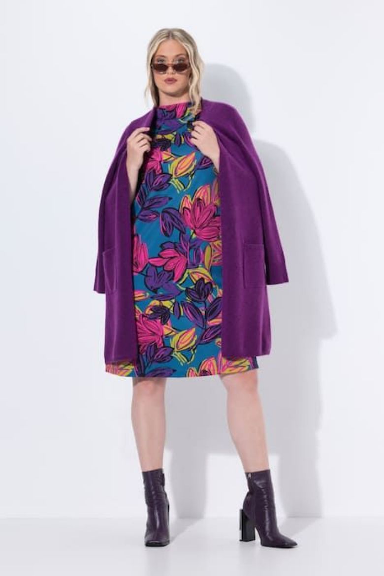 Plus size veliki brojevi Haljina 3/4 rukava za punije