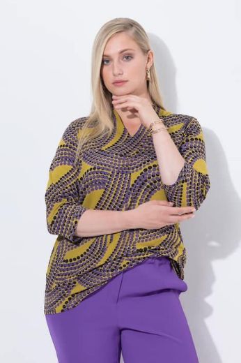 Plus size veliki brojevi Majica 3/4 rukava za punije