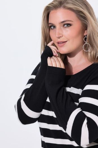 Plus size veliki brojevi Pulover dugih rukava za punije
