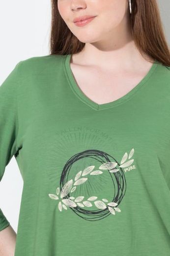 Plus size veliki brojevi Majica 3/4 rukava dužeg kroja za punije